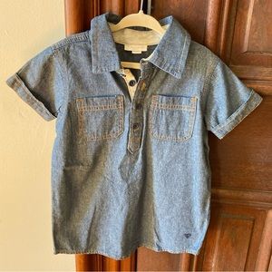 Tahari kids, denim shirt